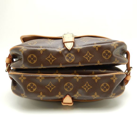 Louis Vuitton Monogram Saumur 30 Brown Diagonal Shoulder Bag - Picture 4 of 8
